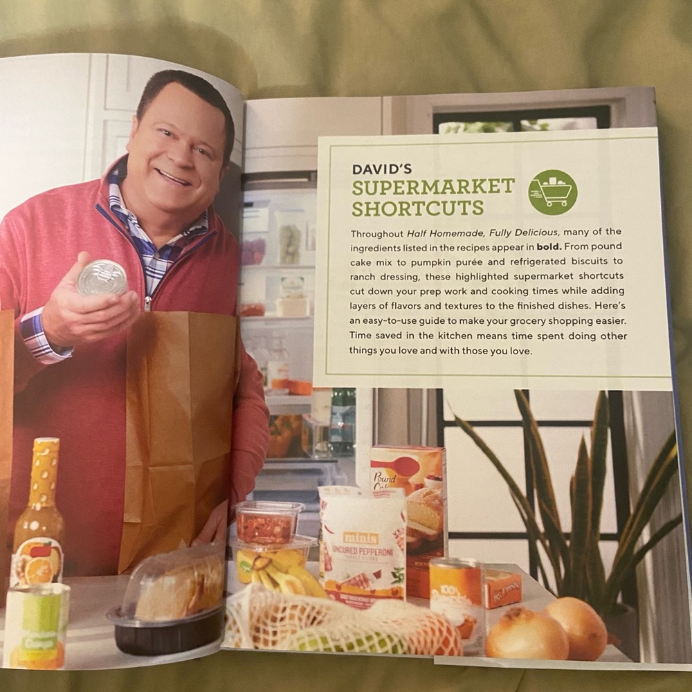NEW QVC In The Kitchen With David Half Homemade Fully Delicious - Picture 3 of 4